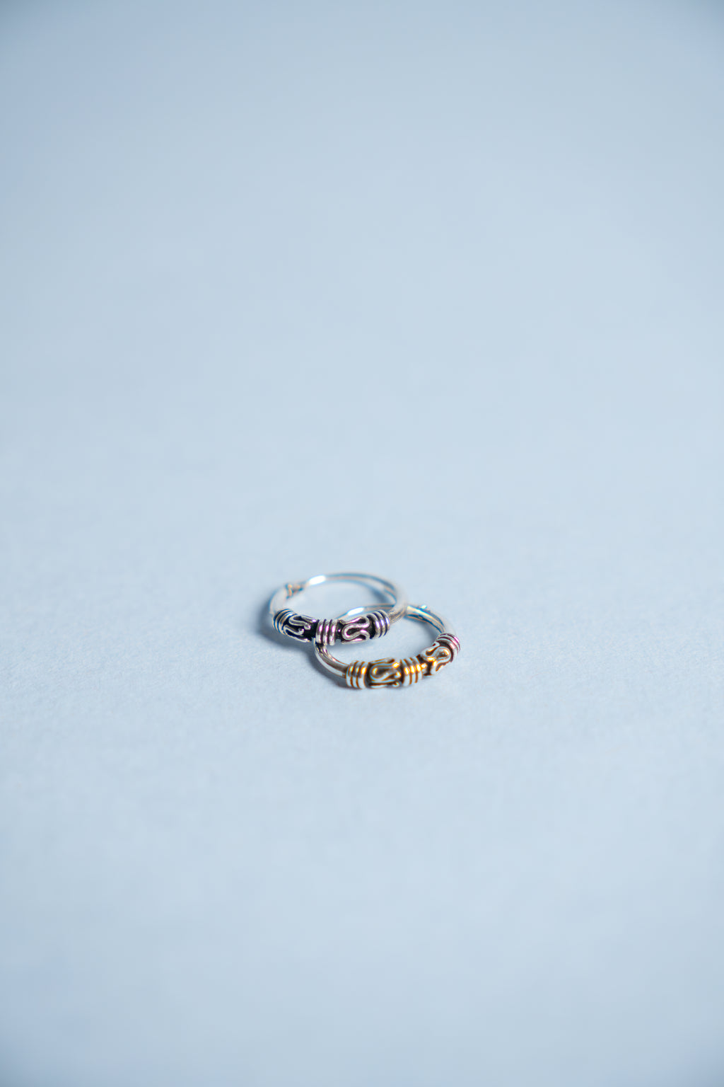 SILVER HOOP EARRINGS