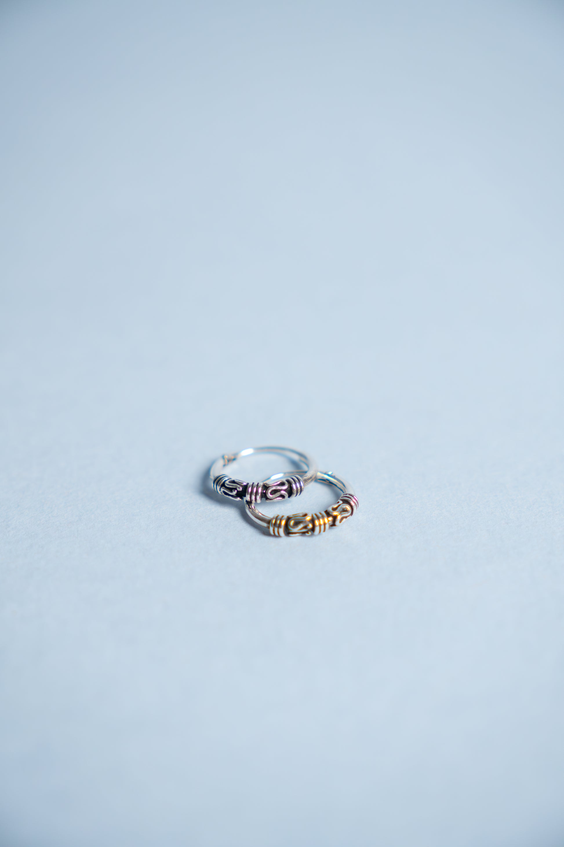 SILVER HOOP EARRINGS